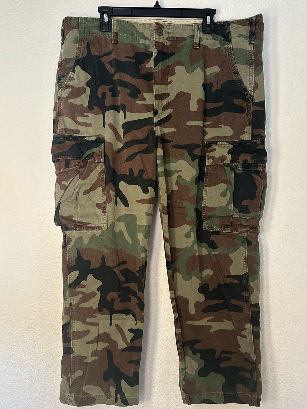 Levi’s XX Cargo Straight Pants Men’s 40x30 Camo Utility Cargo Pants